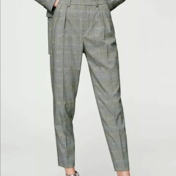Pleated cropped dress pant - Picture 1 of 5